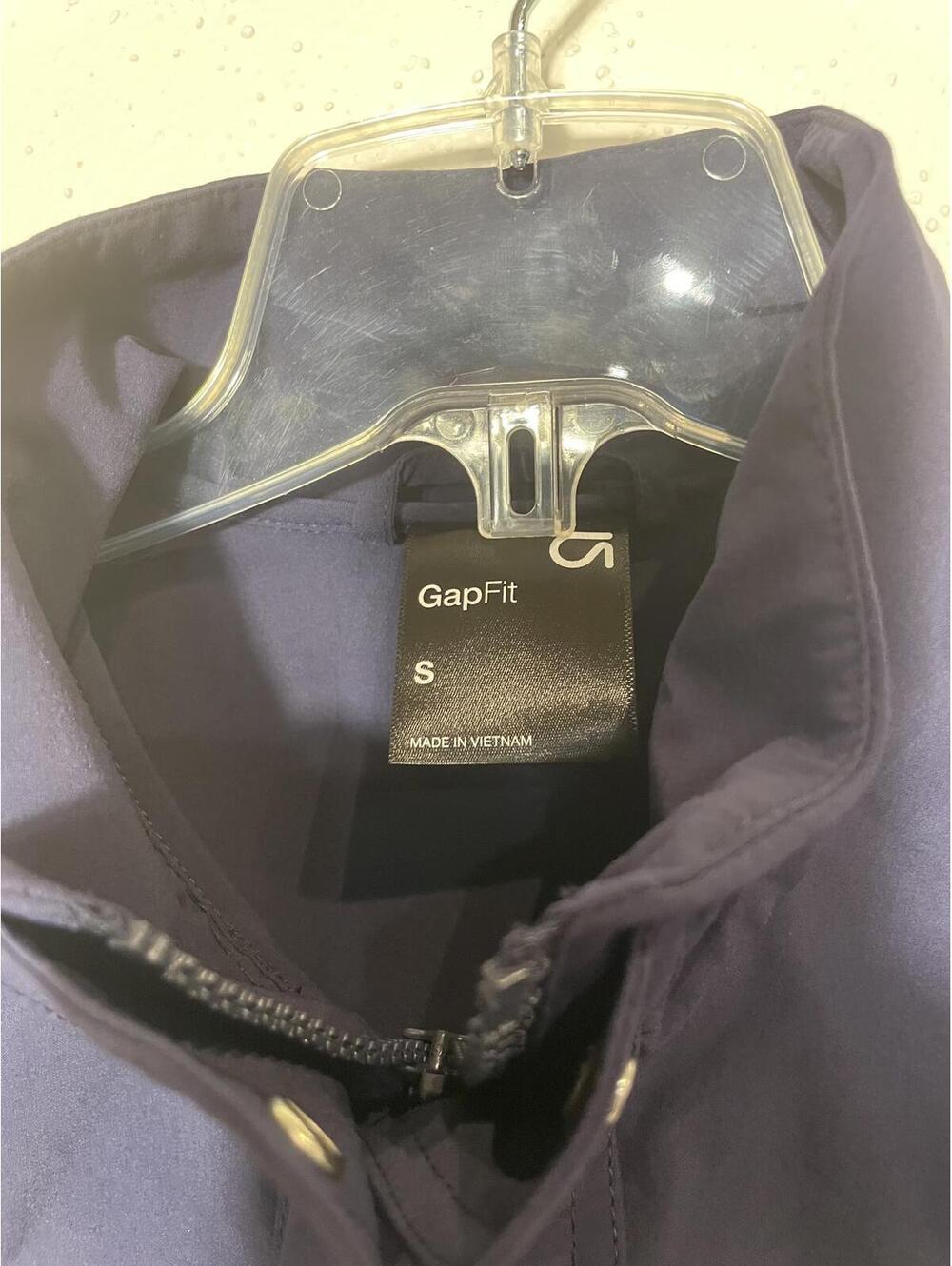 Gap Fit Windbreaker Jacket Women's Small Blue Casual EUC - Picture 2 of 8